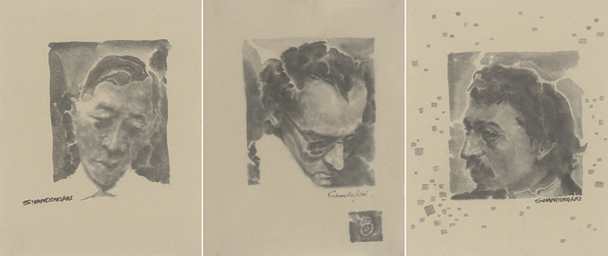 Borges  34cm × 26cm 纸本水墨 2022年2.jpg