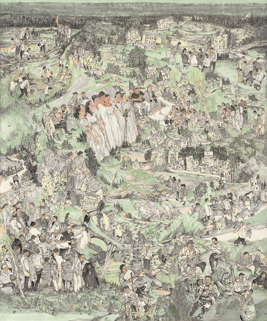 1992 廖代扬-《春山可望》-240x200cm-纸本设色-2024年.jpg